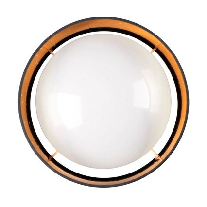 LED Lubinis šviestuvas TULUZA LED/18W/230V d. 32 cm juodos spalvos