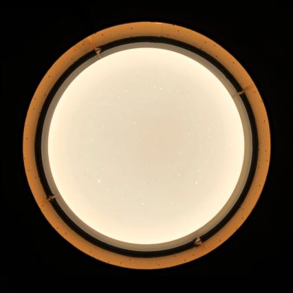 LED Lubinis šviestuvas TULUZA LED/18W/230V d. 32 cm rudos spalvos