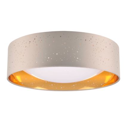 LED Lubinis šviestuvas TULUZA LED/24W/230V d. 40 cm rudos spalvos
