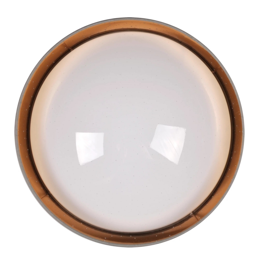 LED Lubinis šviestuvas TULUZA LED/24W/230V d. 40 cm rudos spalvos