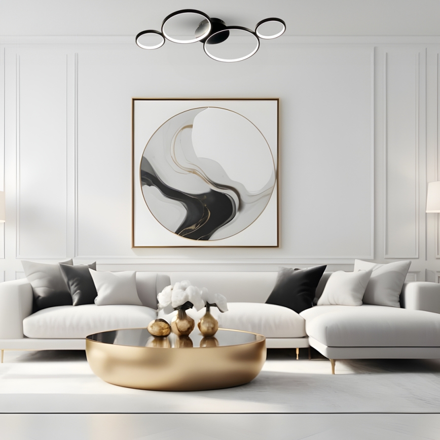 LED lubinis šviestuvas UNIVERSE LED/30W/230V juoda