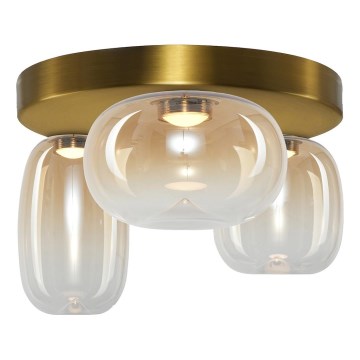 LED lubinis šviestuvas VASO LED/12W/230V diametras 42 cm auksas/dūminis