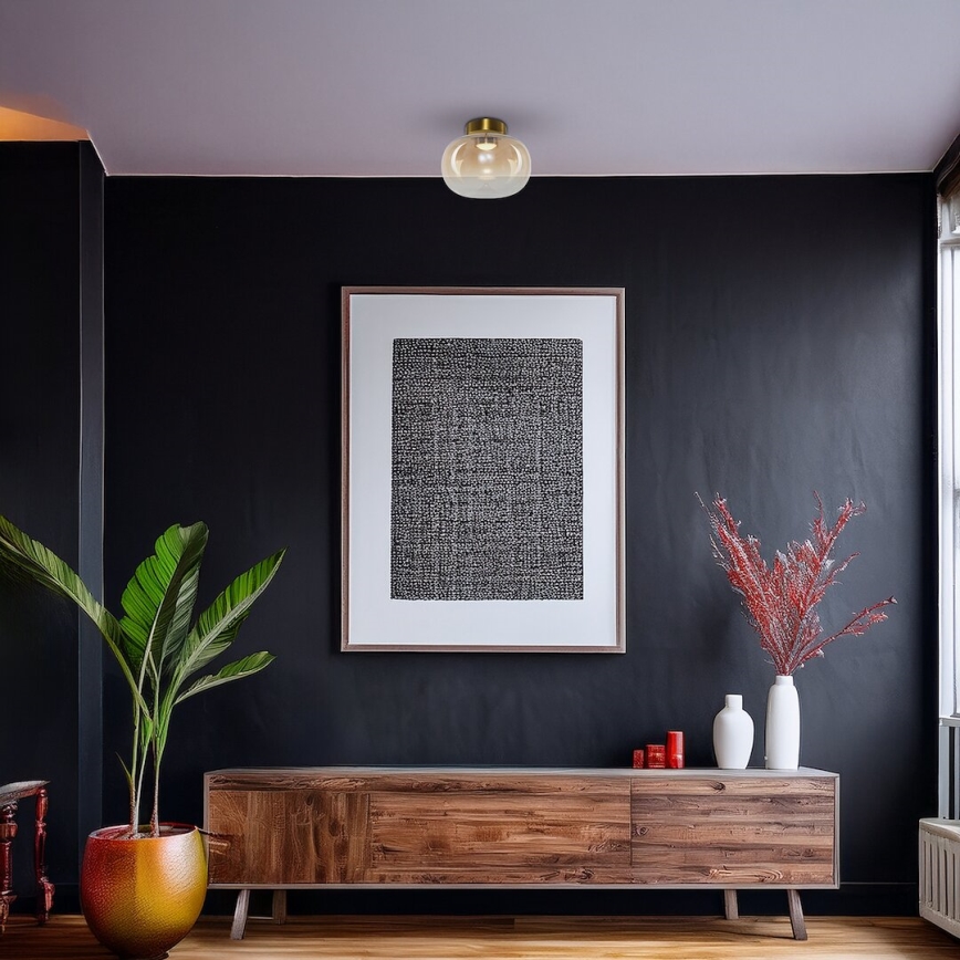 LED lubinis šviestuvas VASO LED/4W/230V diametras 18 cm auksas/dūminis