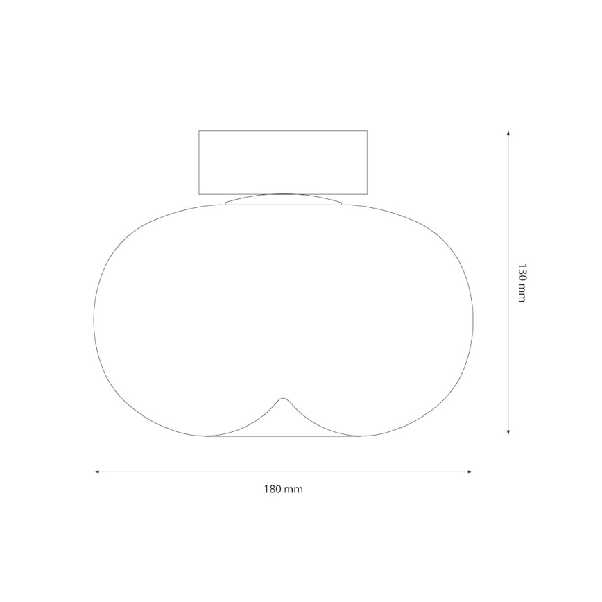 LED lubinis šviestuvas VASO LED/4W/230V diametras 18 cm auksas/dūminis