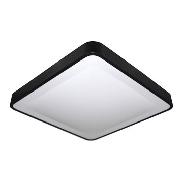 LED lubinis šviestuvas WILTON LED/24W/230V 37,5x37,5 cm juoda