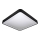 LED lubinis šviestuvas WILTON LED/24W/230V 37,5x37,5 cm juoda