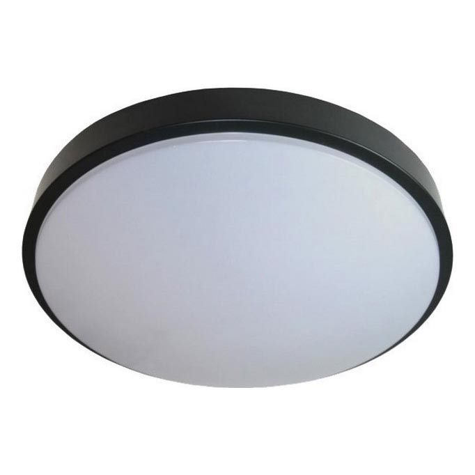 LED lubinis šviestuvas WILTON LED/24W/230V 4000K diametras 38 cm juoda