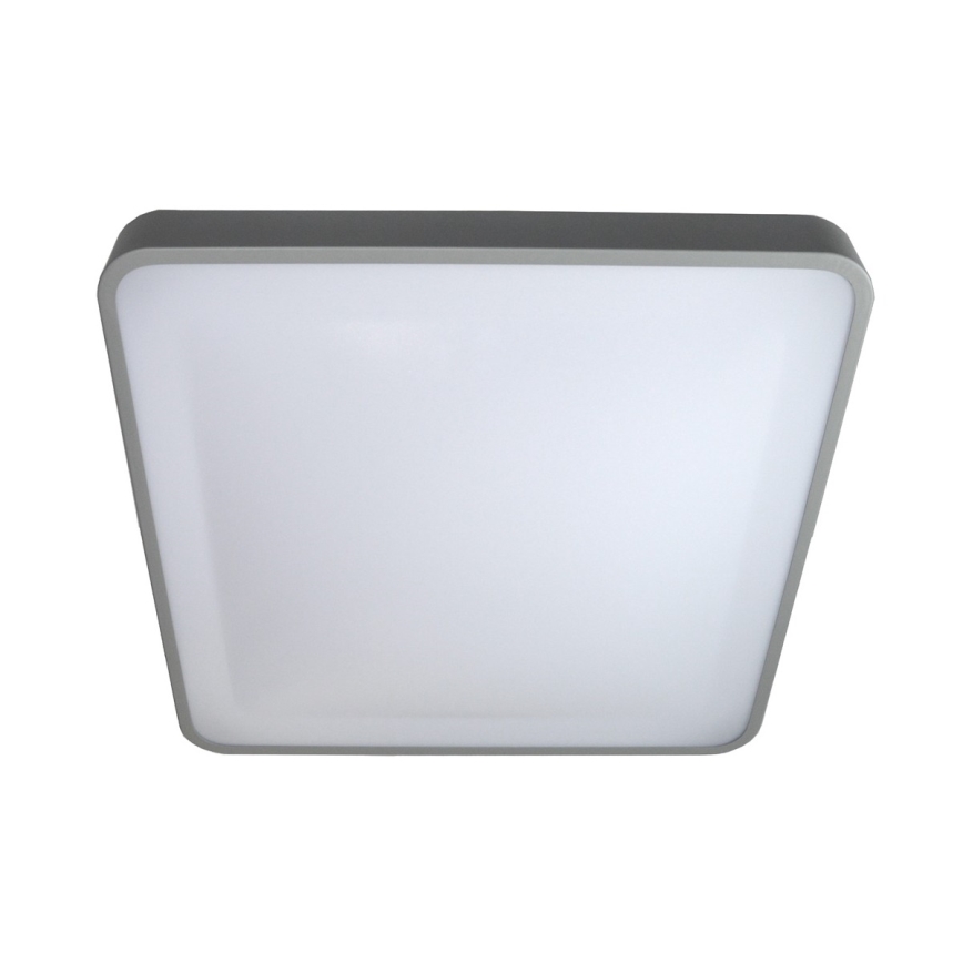 LED lubinis šviestuvas WILTON LED/24W/230V 37,5x37,5 cm pilka