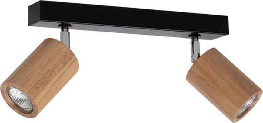 LED lubinis taškinis šviestuvas MATTI 2xGU10/5W/230V ąžuolas