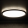LED lubinis vonios šviestuvas AZPO LED/22W/230V diametras 42 cm IP54 juoda