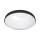 LED lubinis vonios šviestuvas CIRCLE LED/12W/230V 4000K diametras 25 cm IP44 juoda