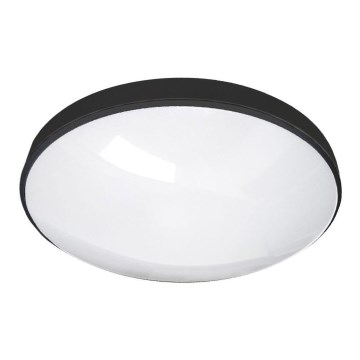 LED lubinis vonios šviestuvas CIRCLE LED/24W/230V 4000K diametras 37 cm IP44 juoda