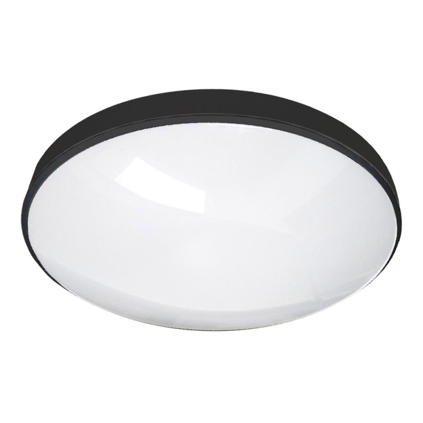 LED lubinis vonios šviestuvas CIRCLE LED/36W/230V 4000K diametras 45 cm IP44 juoda