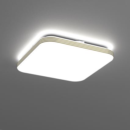 LED lubinis vonios šviestuvas DABAR LED/17W/230V 4000K 33x33 cm IP44