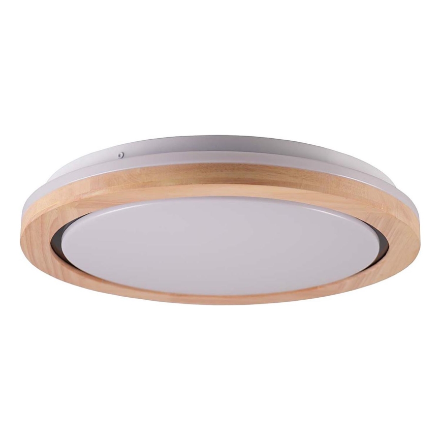 LED lubinis vonios šviestuvas DAREK LED/24W/230V diametras 39 cm IP44 ąžuolas