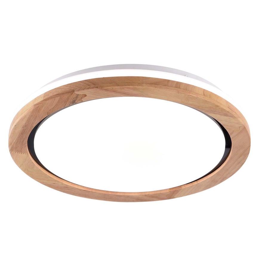 LED lubinis vonios šviestuvas DAREK LED/24W/230V diametras 39 cm IP44 ąžuolas