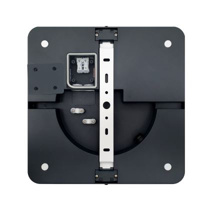 LED lubinis vonios šviestuvas ELLÉ LED/24W/230V 3000/4000/6500K 26x26 cm IP54 antracitas