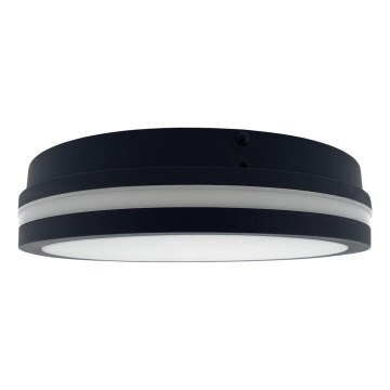 LED lubinis vonios šviestuvas ELLÉ LED/24W/230V 3000/4000/6500K diametras 26 cm IP54 antracitas