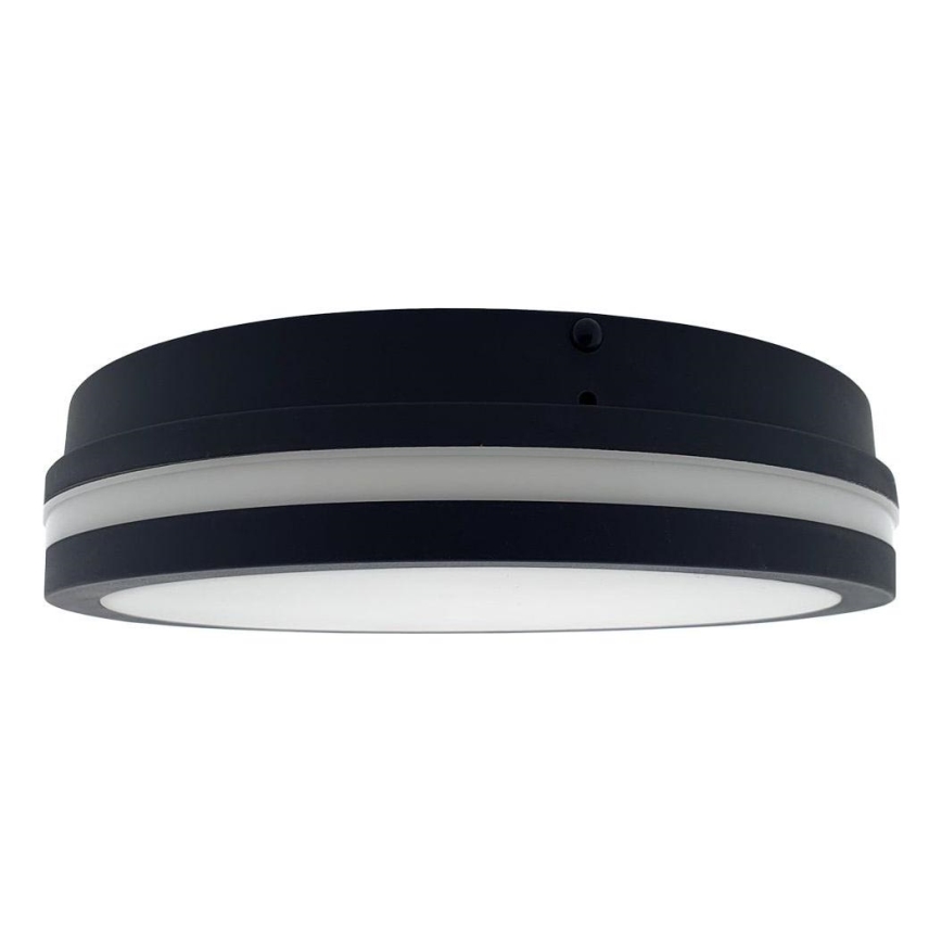 LED lubinis vonios šviestuvas ELLÉ LED/24W/230V 3000/4000/6500K diametras 26 cm IP54 antracitas