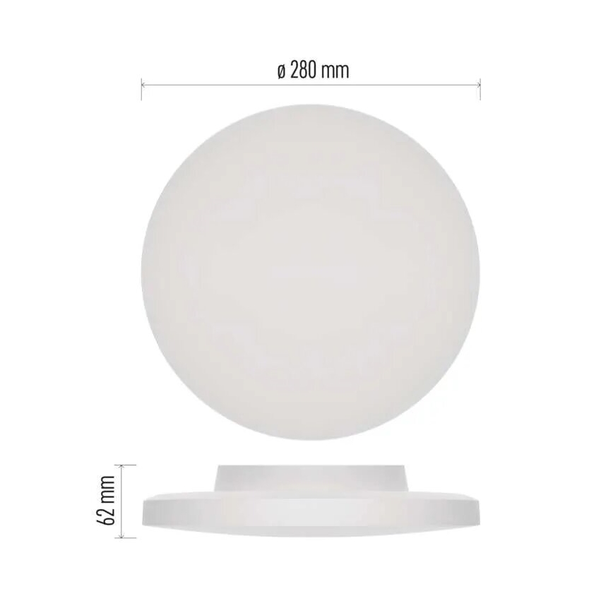 LED lubinis vonios šviestuvas LED/15W/230V 3000/4000/5700K IP55 balta