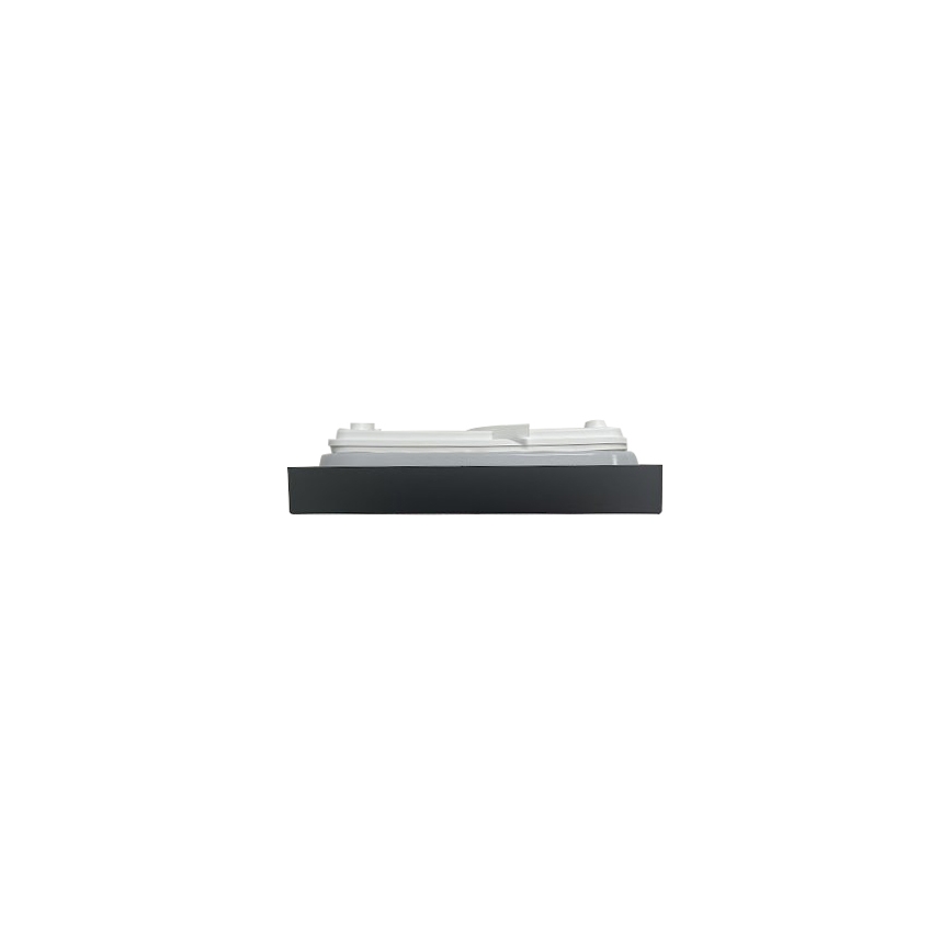 LED lubinis vonios šviestuvas LED/18W/230V 6500K IP44 22,5x22,5 cm juoda