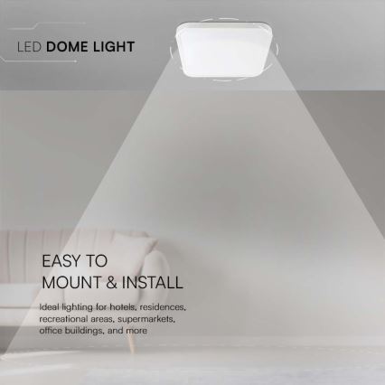 LED lubinis vonios šviestuvas LED/18W/230V 6500K IP44 balta
