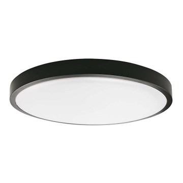 LED lubinis vonios šviestuvas LED/18W/230V 6500K IP44 diametras 22,5 cm juoda