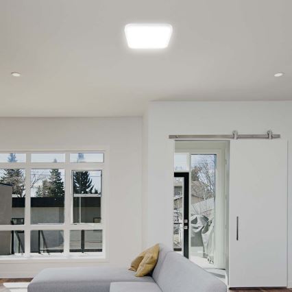 LED lubinis vonios šviestuvas SAMSUNG CHIP LED/24W/230V IP44 4000K 29x29 cm balta
