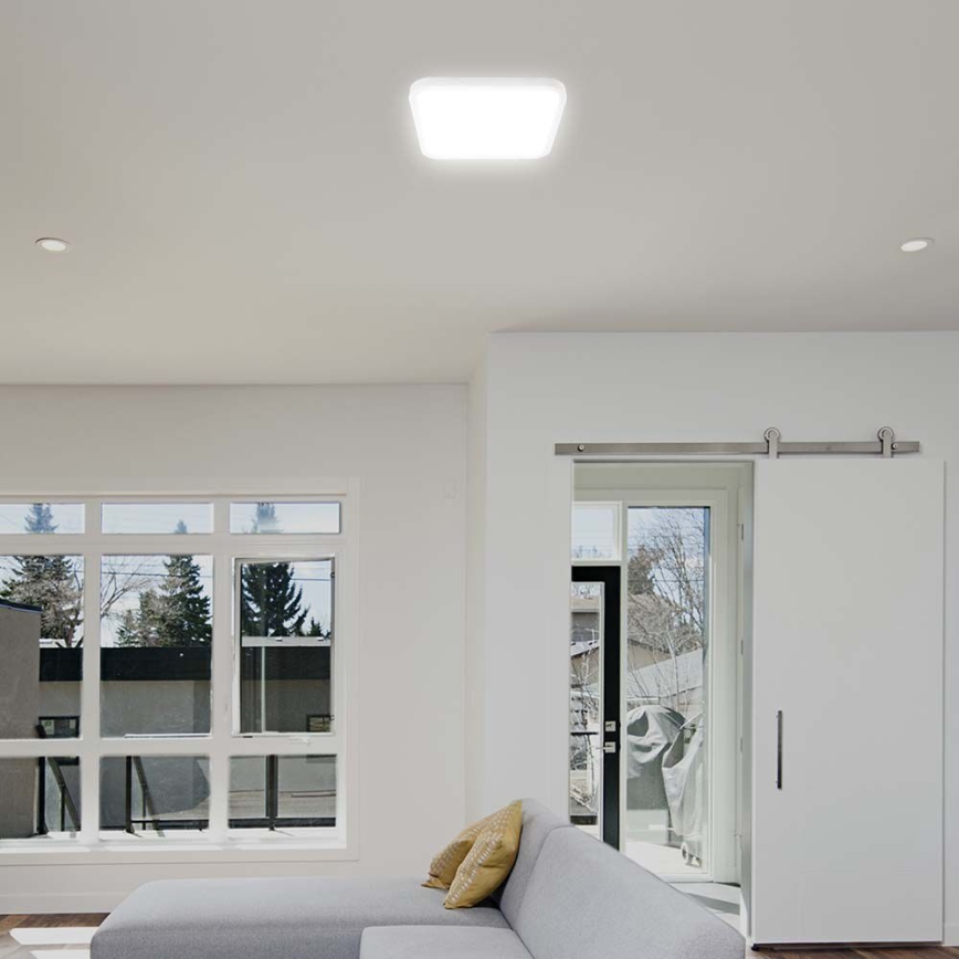 LED lubinis vonios šviestuvas SAMSUNG CHIP LED/24W/230V IP44 4000K 29x29 cm balta