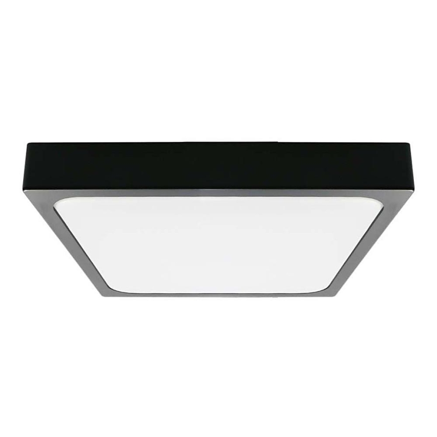 LED lubinis vonios šviestuvas LED/30W/230V 6500K IP44 42x42 cm juoda