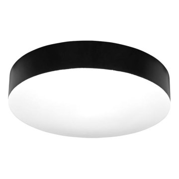 LED lubinis vonios šviestuvas MAKARON LED/36W/230V 3000/4000/6000K diametras 40 cm IP44 juoda