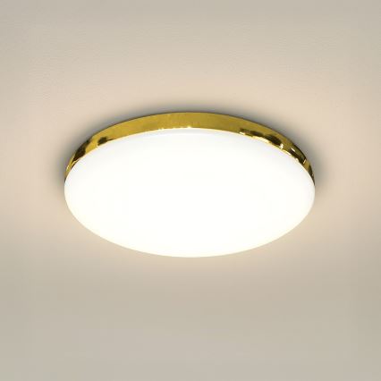 LED lubinis vonios šviestuvas MAYA LED/15W/230V diametras 33 cm IP44 auksas
