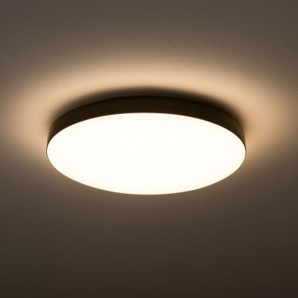 LED lubinis vonios šviestuvas MAYA LED/15W/230V diametras 33 cm IP44 juoda