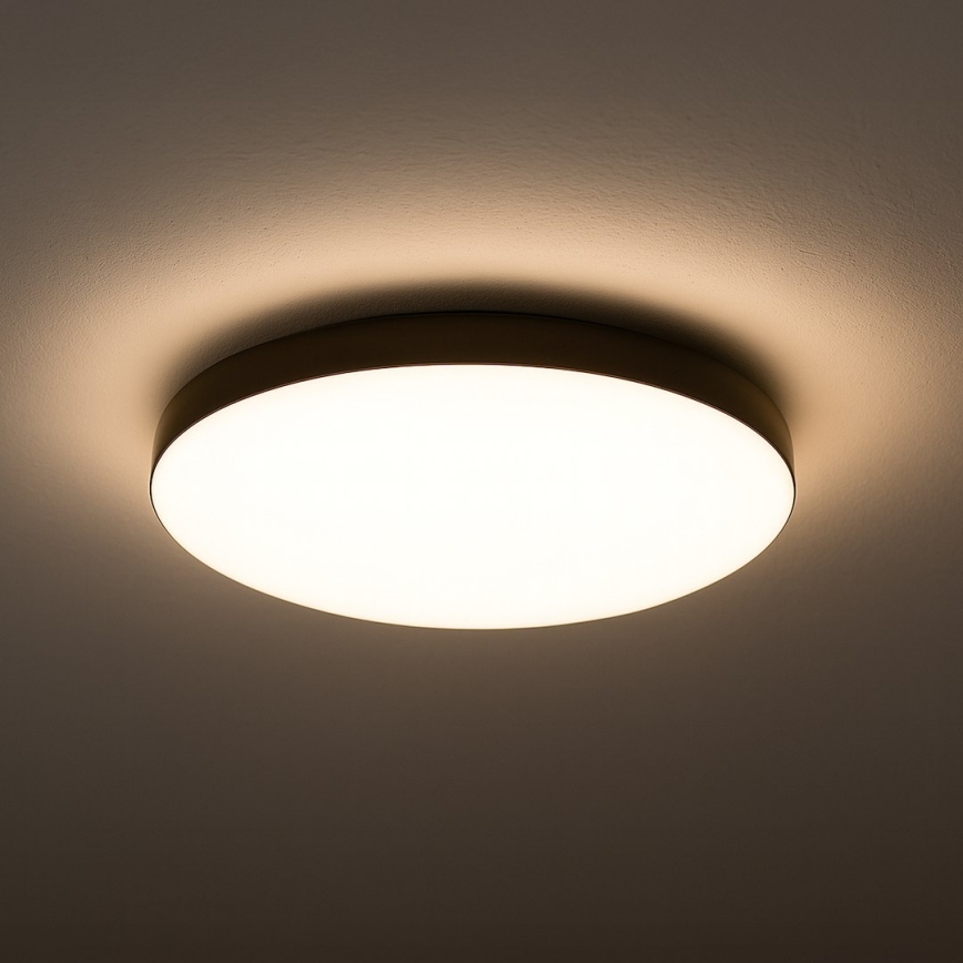 LED lubinis vonios šviestuvas MAYA LED/15W/230V diametras 33 cm IP44 juoda