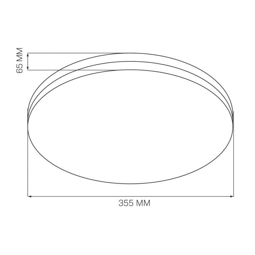 LED lubinis vonios šviestuvas MOON LED/18W/230V blizgus chromas IP44