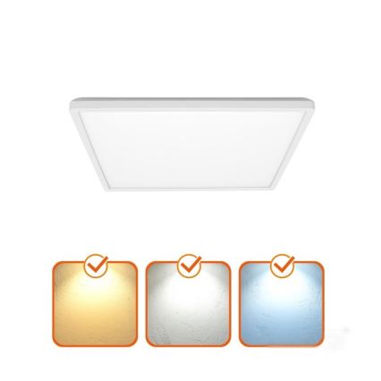 LED lubinis vonios šviestuvas NIVERA LED/12W/230V IP54 3000/4000/6000K 22,5x22,5 cm balta