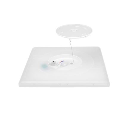 LED lubinis vonios šviestuvas NIVERA LED/12W/230V IP54 3000/4000/6000K 22,5x22,5 cm balta