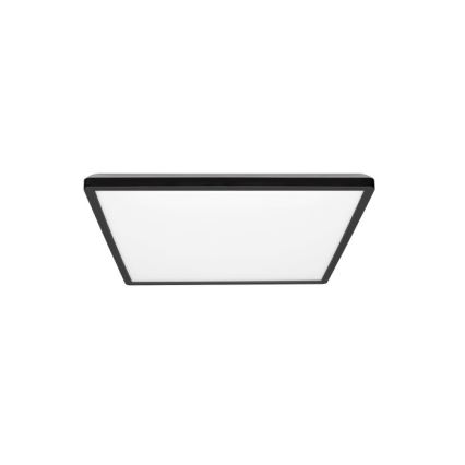LED lubinis vonios šviestuvas NIVERA LED/12W/230V IP54 3000/4000/6000K 22,5x22,5 cm juoda