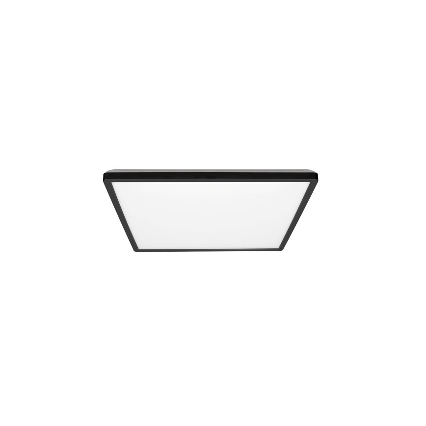 LED lubinis vonios šviestuvas NIVERA LED/12W/230V IP54 3000/4000/6000K 22,5x22,5 cm juoda