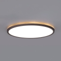 LED lubinis vonios šviestuvas NIVERA LED/12W/230V IP54 3000/4000/6000K diametras 22,5 cm juoda