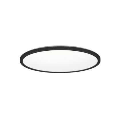 LED lubinis vonios šviestuvas NIVERA LED/12W/230V IP54 3000/4000/6000K diametras 22,5 cm juoda