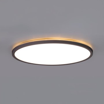 LED lubinis vonios šviestuvas NIVERA LED/18W/230V IP54 3000/4000/6000K diametras 30 cm juoda
