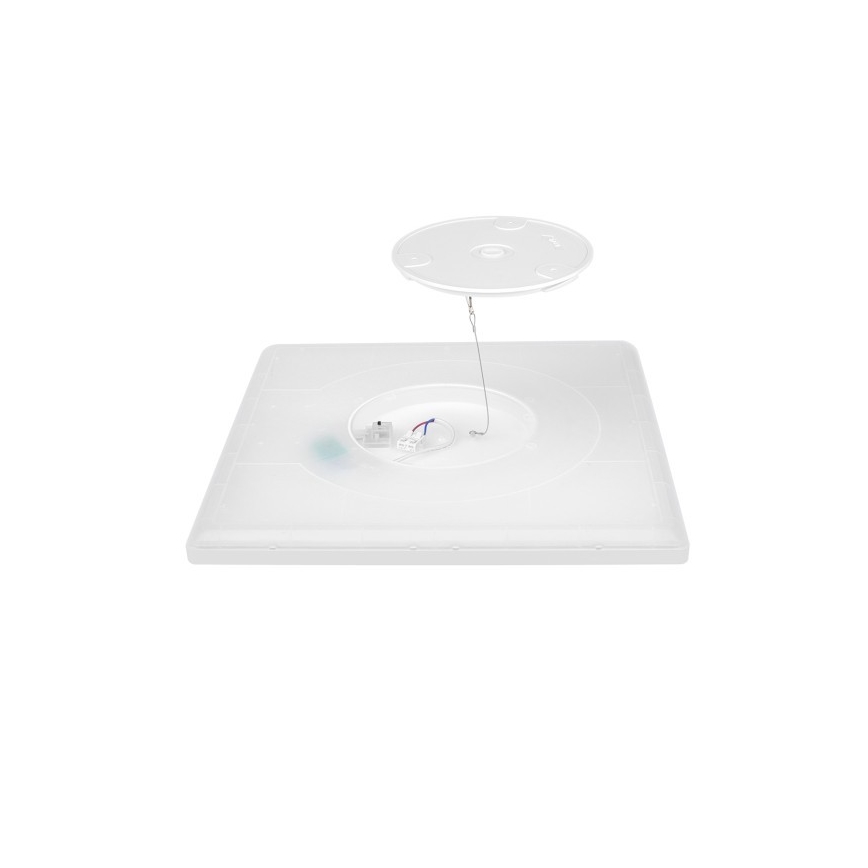 LED lubinis vonios šviestuvas NIVERA LED/18W/230V IP54 3000/4000/6000K 30x30 cm balta
