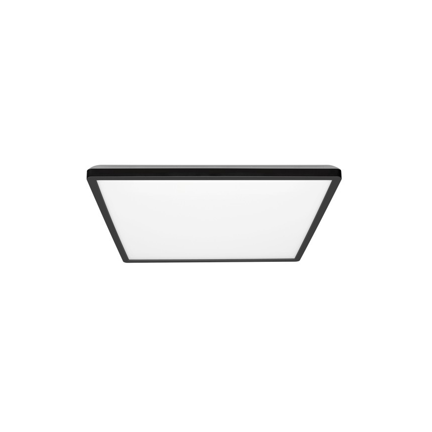 LED lubinis vonios šviestuvas NIVERA LED/18W/230V IP54 3000/4000/6000K 30x30 cm juoda