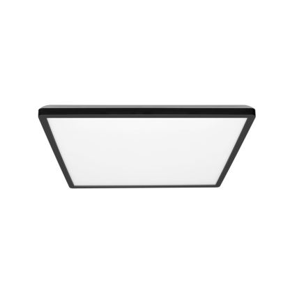 LED lubinis vonios šviestuvas NIVERA LED/24W/230V IP54 3000/4000/6000K 30x30 cm juoda