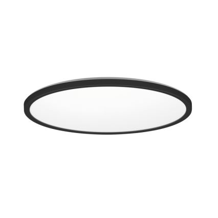 LED lubinis vonios šviestuvas NIVERA LED/24W/230V IP54 3000/4000/6000K diametras 30 cm juoda
