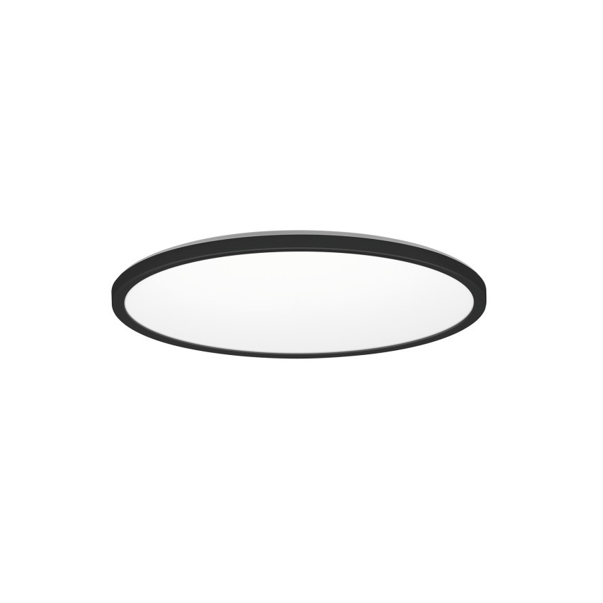 LED lubinis vonios šviestuvas NIVERA LED/24W/230V IP54 3000/4000/6000K diametras 30 cm juoda