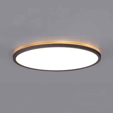 LED lubinis vonios šviestuvas NIVERA LED/32W/230V IP54 3000/4000/6000K diametras 42 cm juoda