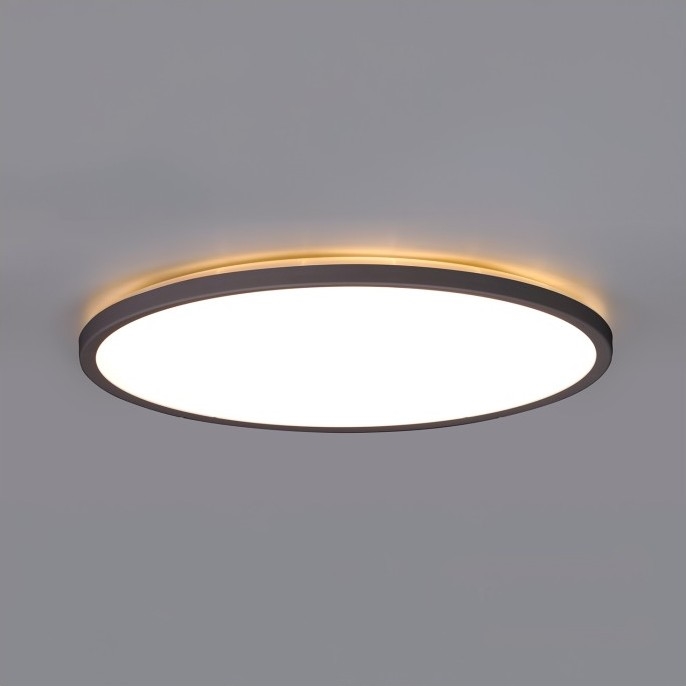 LED lubinis vonios šviestuvas NIVERA LED/32W/230V IP54 3000/4000/6000K diametras 42 cm juoda