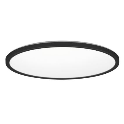 LED lubinis vonios šviestuvas NIVERA LED/32W/230V IP54 3000/4000/6000K diametras 42 cm juoda